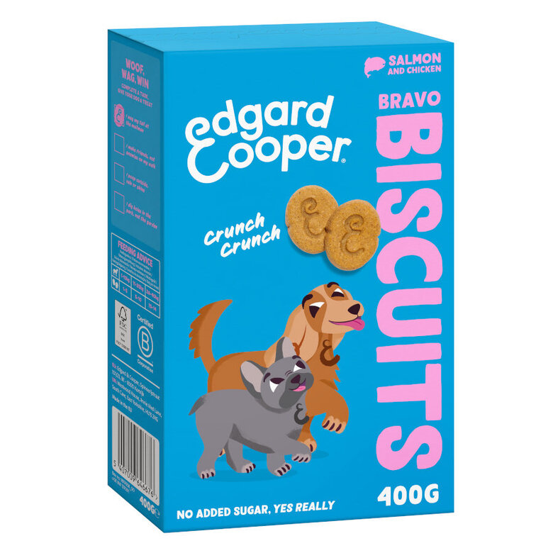Edgard & Cooper Biscoitos de Salmão e Frango para cães , , large image number null